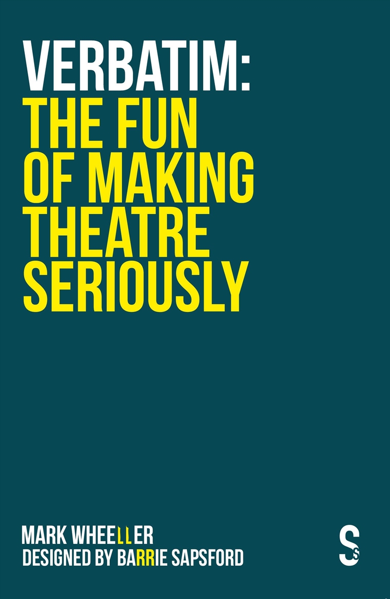 VERBATIM - The Fun of Making Theatre Seriously/Product Detail/Education & Textbooks