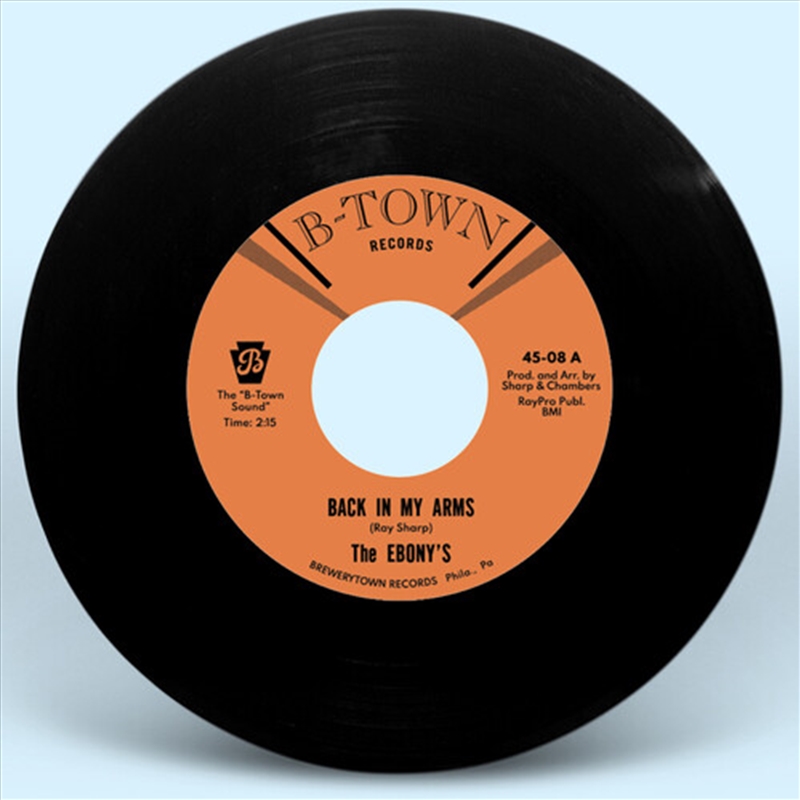 Back In My Arms B/W I Can't Help But Love You/Product Detail/R&B