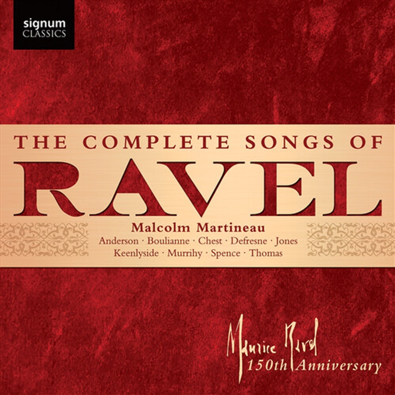 Complete Songs Of Ravel/Product Detail/Classical