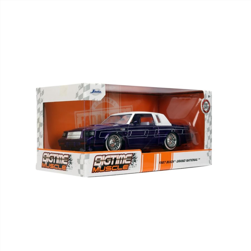 Big Time Muscle - 1987 Buick Grand National 1:24 Scale Diecast Vehicle/Product Detail/Figurines