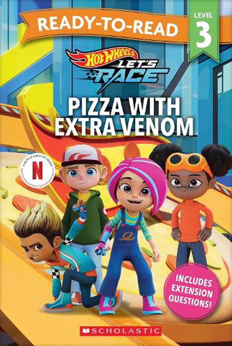 Hot Wheels: Pizza With Extra Venom - Ready-to-Read Level 3 (Mattel)/Product Detail/Childrens Fiction Books