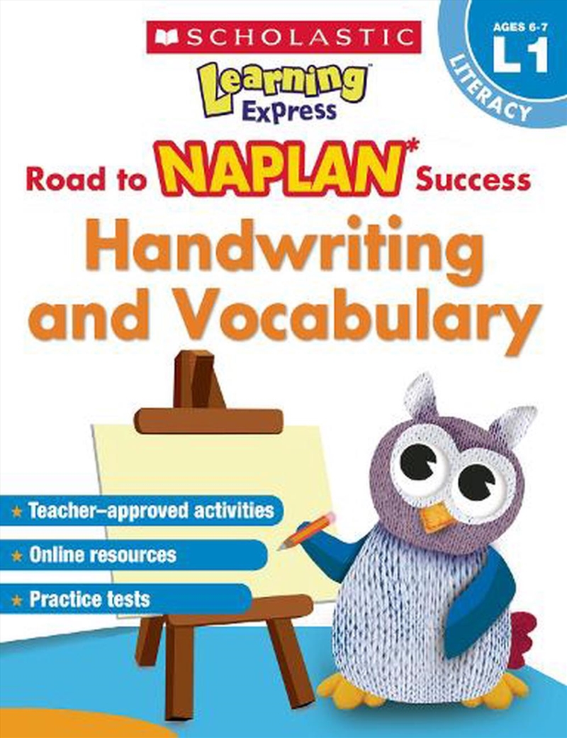 Handwriting & Vocababulary L1 (Learning Express: NAPLAN)/Product Detail/Kids Educational