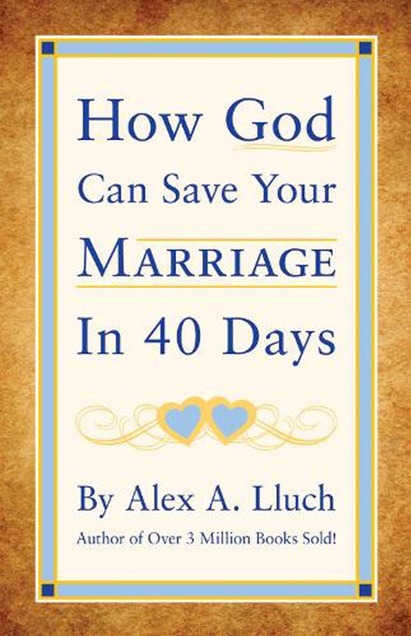 How God Can Save Your Marriage in 40 Days/Product Detail/Religion & Beliefs