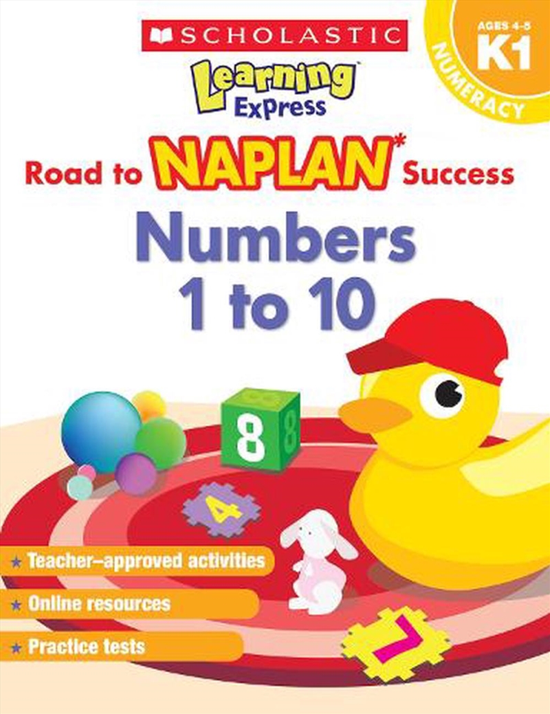 Numbers 1 to 10 K1 (Learning Express: NAPLAN)/Product Detail/Children