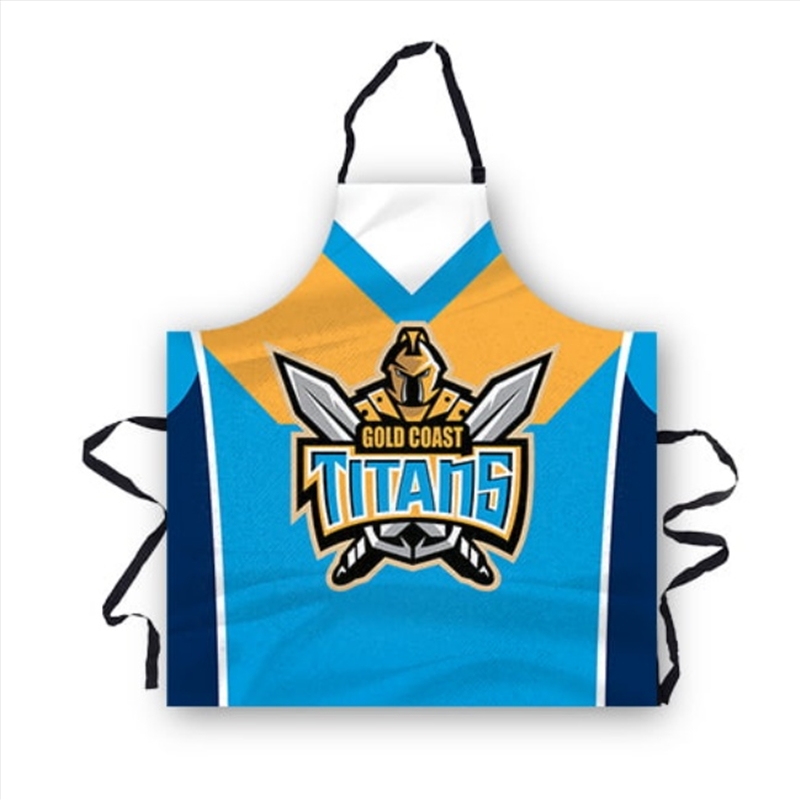 Gold Coast Titans NRL Kitchen BBQ Man Cave Apron/Product Detail/Aprons