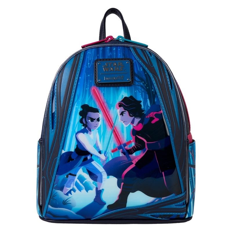 Loungefly Star Wars: The Force Awakens - Rey & Kylo Ren Light Up Mini Backpack/Product Detail/Bags