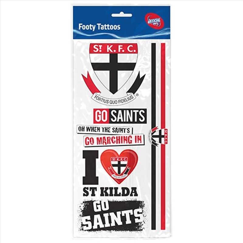AFL - St Kilda Tattoo Sheet/Product Detail/Stationery