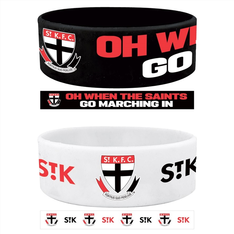 AFL - St Kilda Set Of 2 Wrist Bands/Product Detail/Jewellery