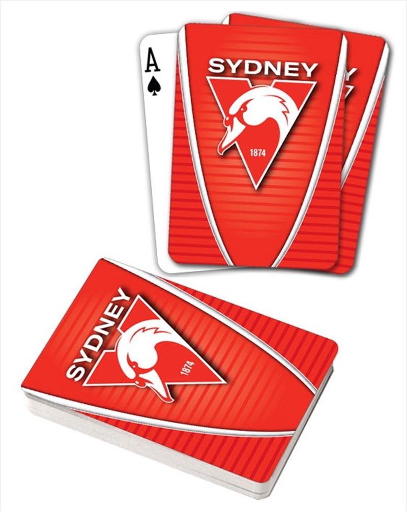 AFL - Sydney Swans Playing Cards/Product Detail/Card Games