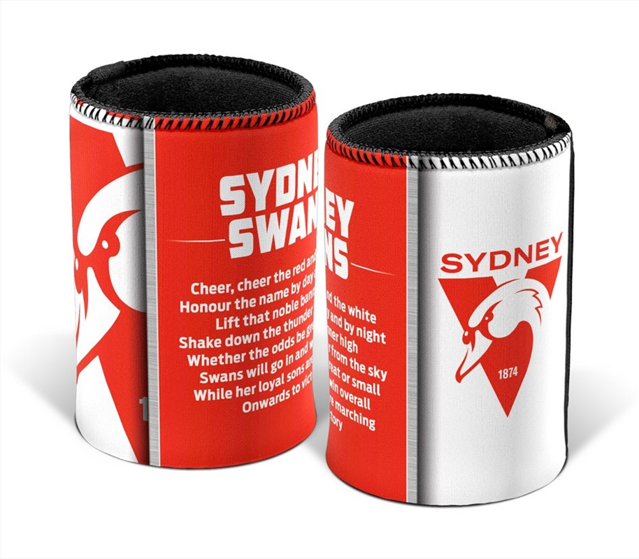 AFL - Sydney Swans Song Can Cooler New Logo/Product Detail/Coolers & Accessories