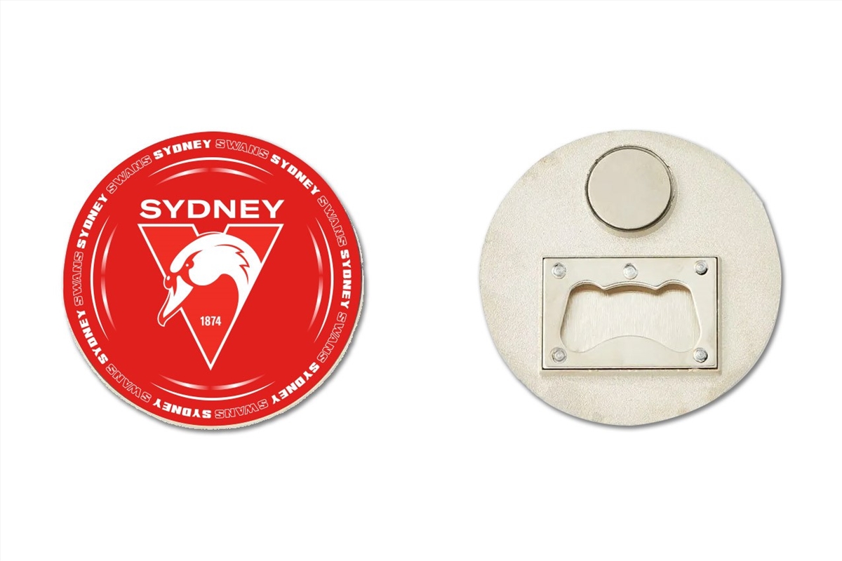 AFL - Sydney Swans Bottle Opener Magnet/Product Detail/Drinkware