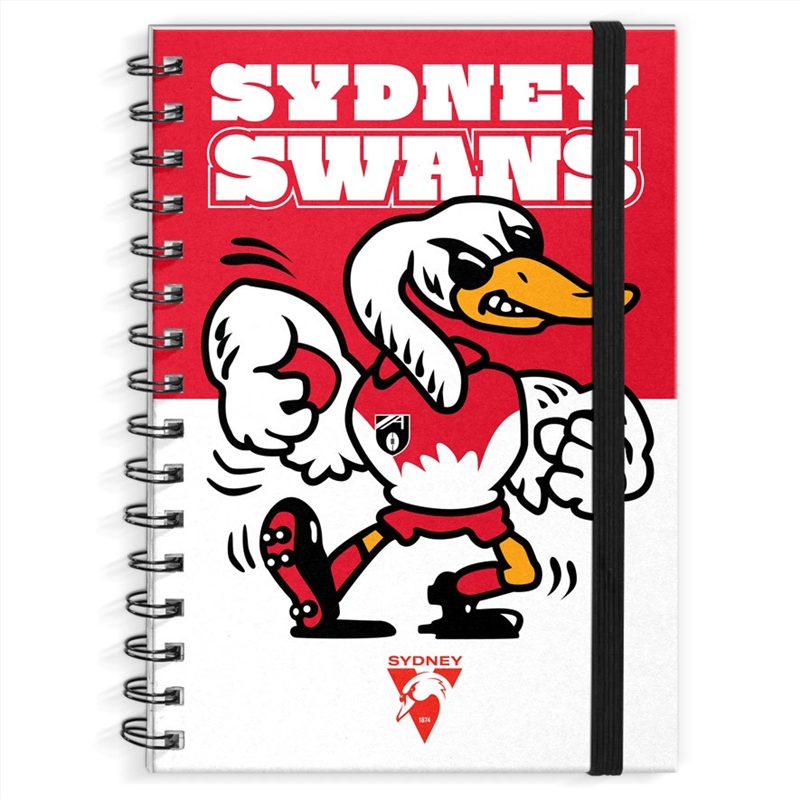 AFL - Sydney Swans Hard Cover Notebook/Product Detail/Notebooks & Journals