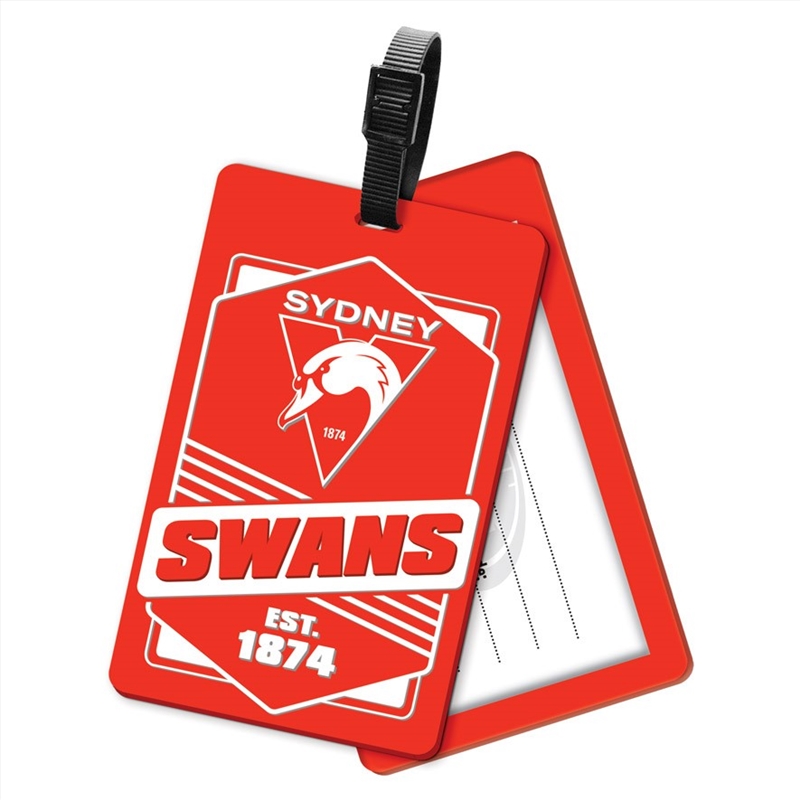 AFL - Sydney Swans Rubber Bag Tag/Product Detail/Bags