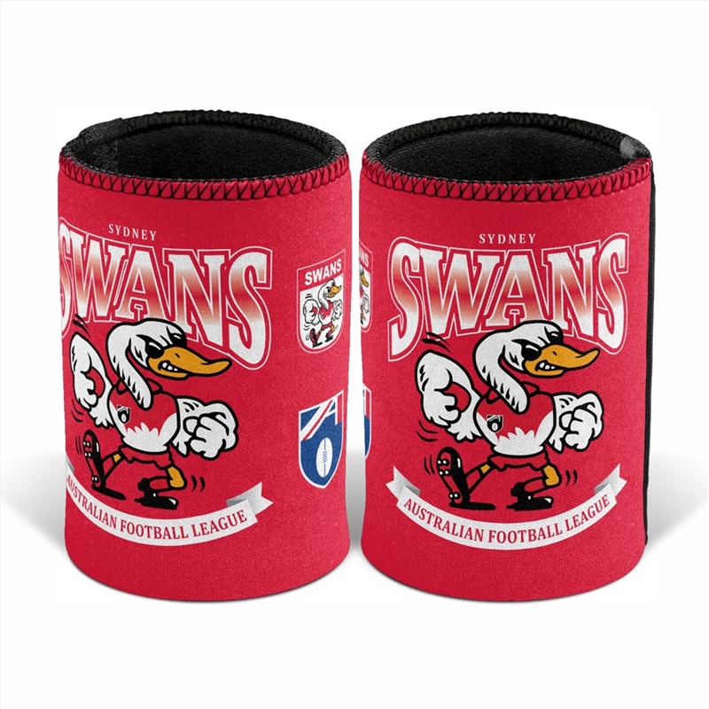 AFL - Sydney Swans Retro Can Cooler/Product Detail/Coolers & Accessories