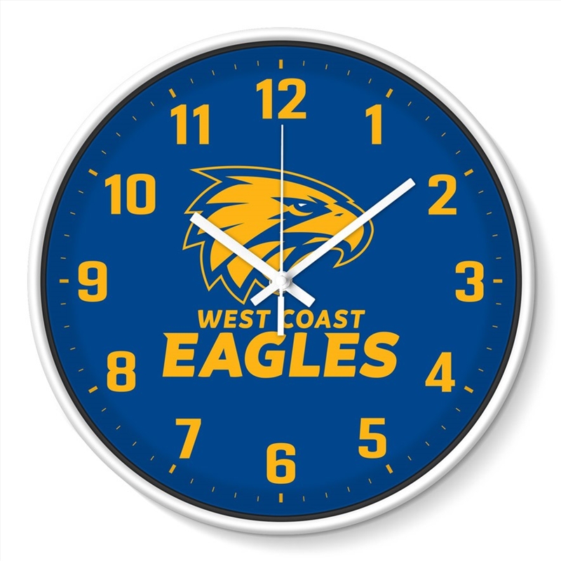 AFL - West Coast Eagles Wall Clock/Product Detail/Clocks