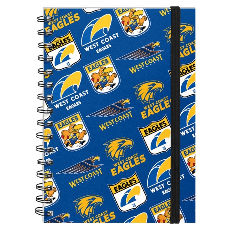 AFL - West Coast Eagles Hard Cover Notebook/Product Detail/Notebooks & Journals