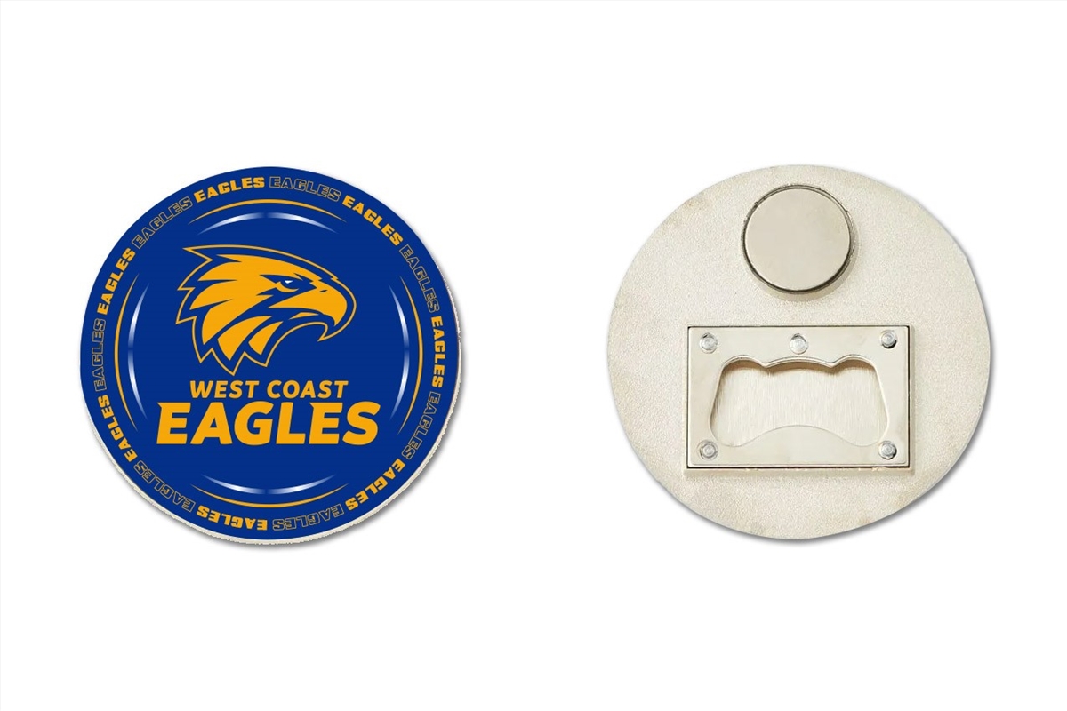 AFL - West Coast Eagles Bottle Opener Magnet/Product Detail/Drinkware