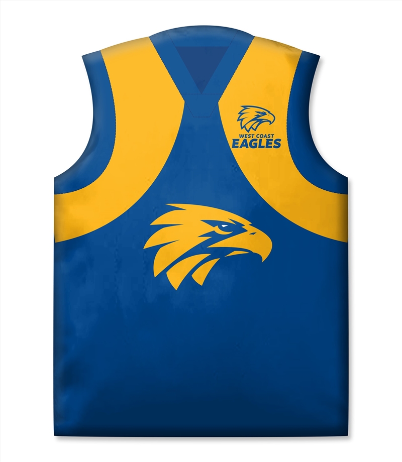AFL - West Coast Eagles Guernsey Shape Cushion/Product Detail/Cushions