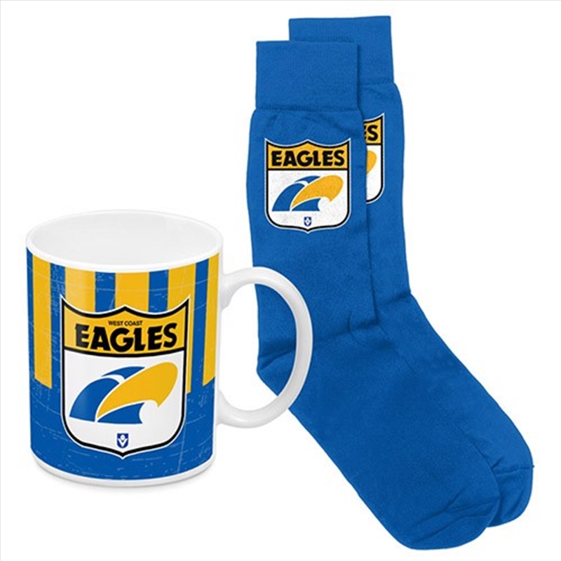 AFL - West Coast Eagles Heritage Mug & Sock Pk/Product Detail/Mugs
