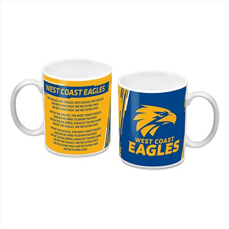 AFL - West Coast Eagles Logo And Song Mug/Product Detail/Mugs