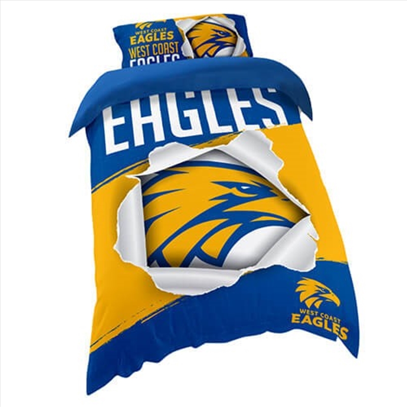 AFL - West Coast Eagles Single Quilt Cover/Product Detail/Manchester
