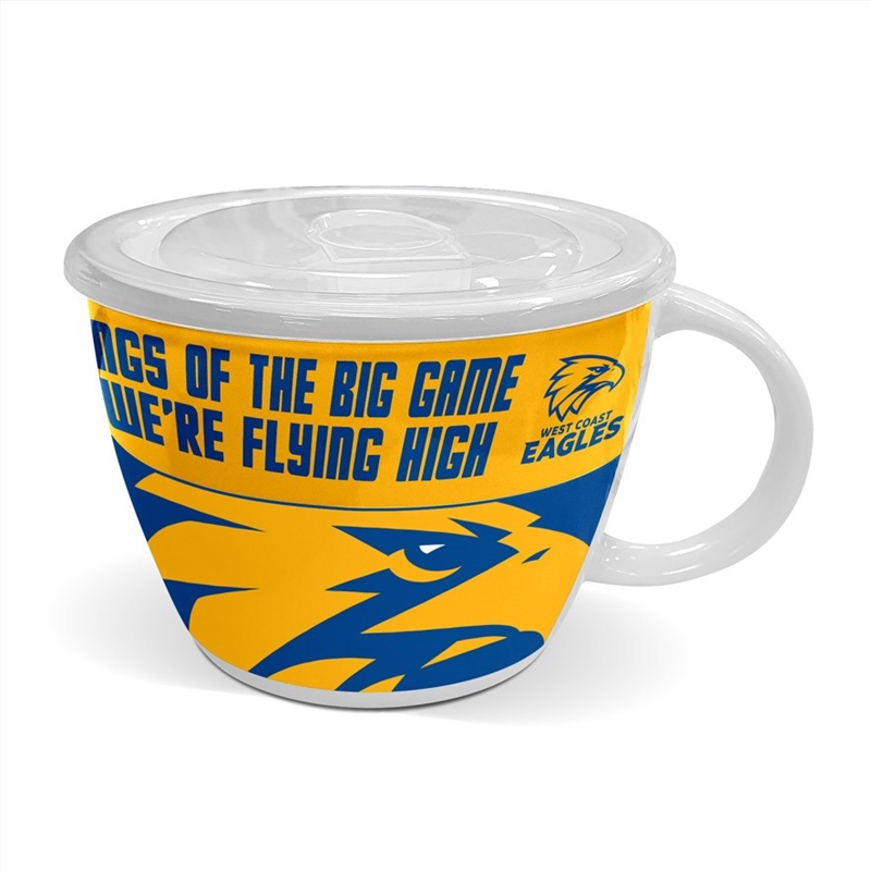 AFL - West Coast Eagles Soup Mug With Lid/Product Detail/Mugs