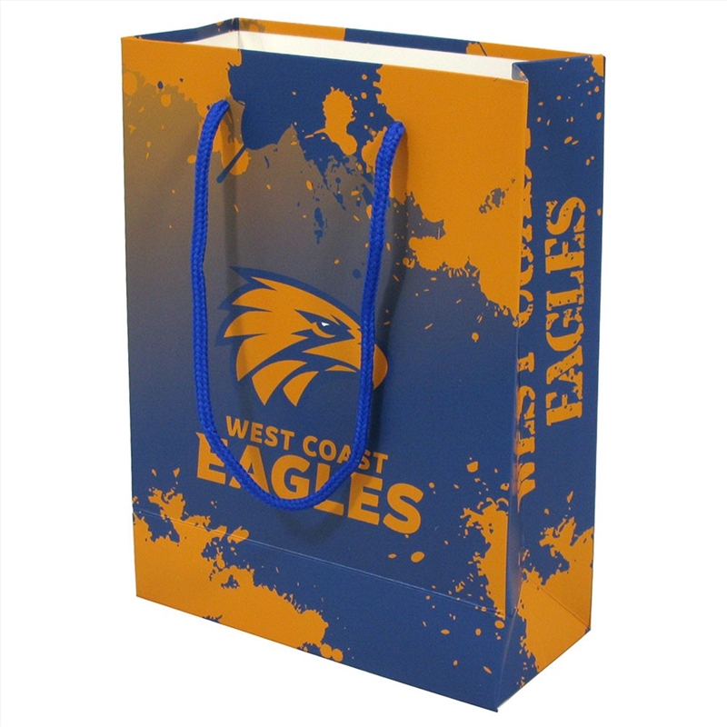 AFL - West Coast Eagles Medium Gift Bag/Product Detail/Party Accessories