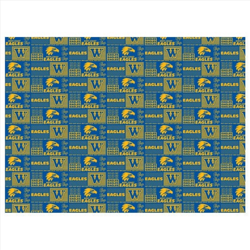 AFL - West Coast Eagles Wrapping Paper/Product Detail/Party Accessories