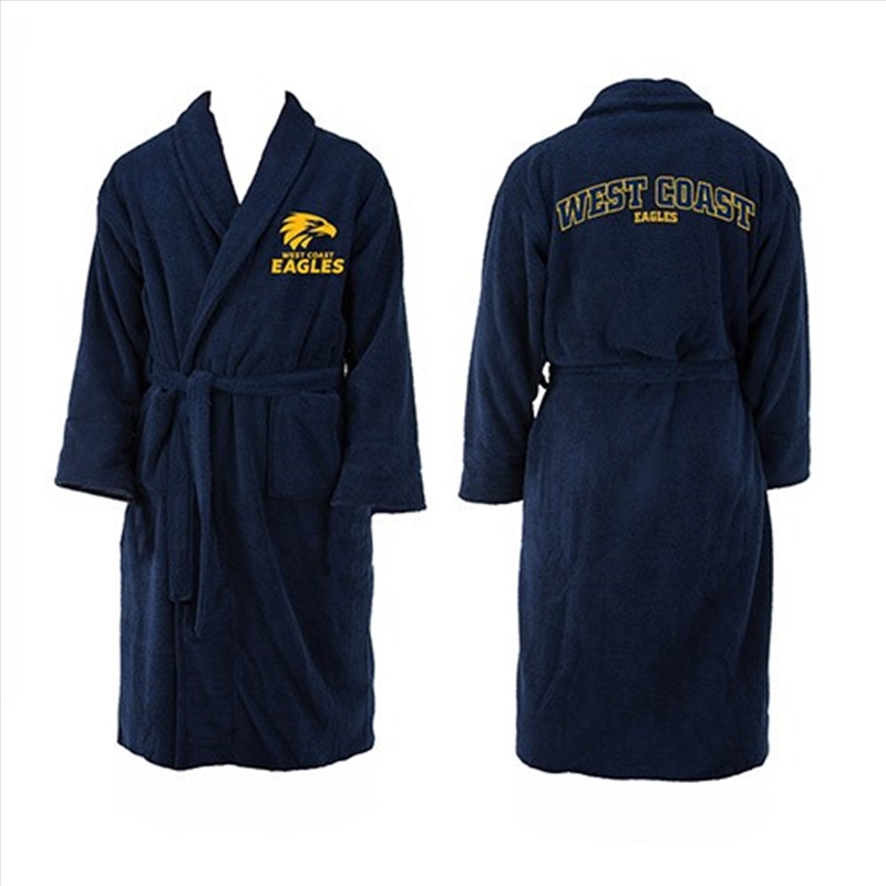 AFL - West Coast Eagles Youth Long Sleeve Robe - 6/Product Detail/Apparel