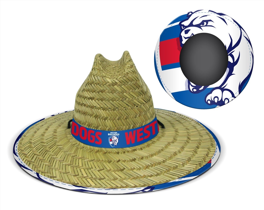 AFL - Western Bulldogs Straw Hat/Product Detail/Caps & Hats