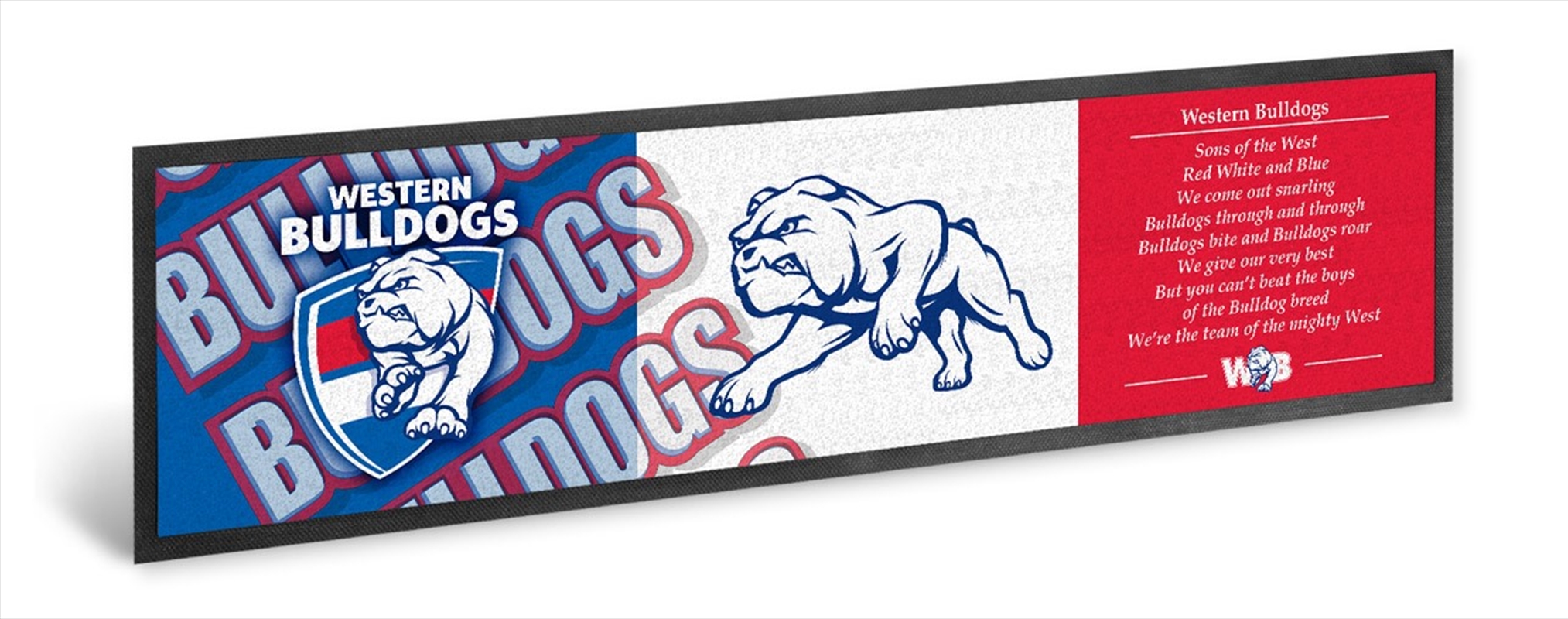 AFL - Western Bulldogs Bar Runner/Product Detail/Tableware