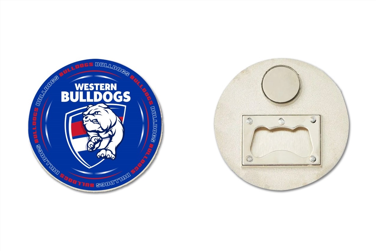 AFL - Western Bulldogs Bottle Opener Magnet/Product Detail/Drinkware