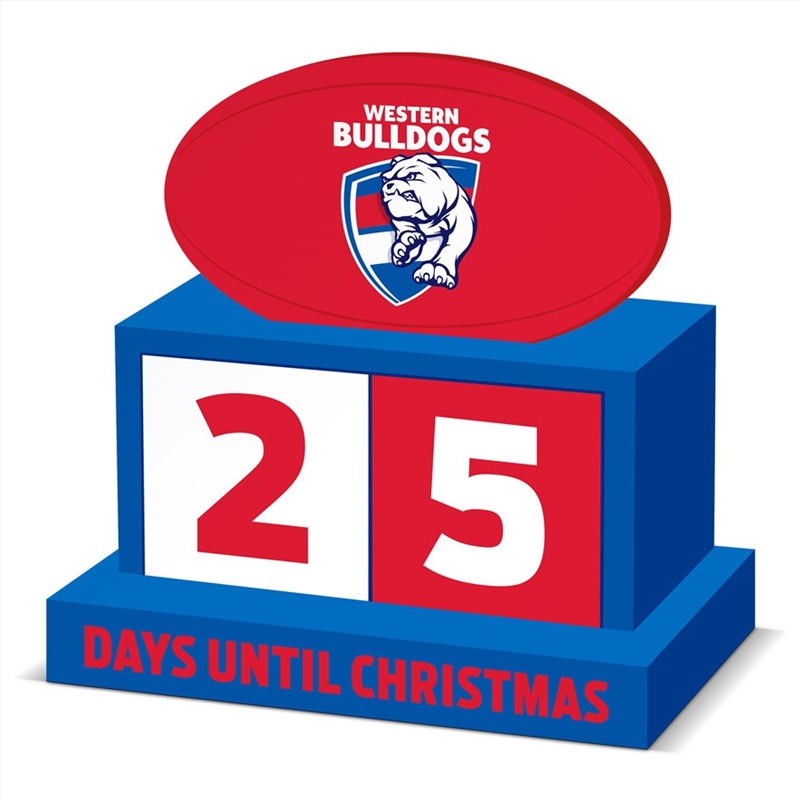 AFL - Western Bulldogs Countdown Blocks/Product Detail/Homewares
