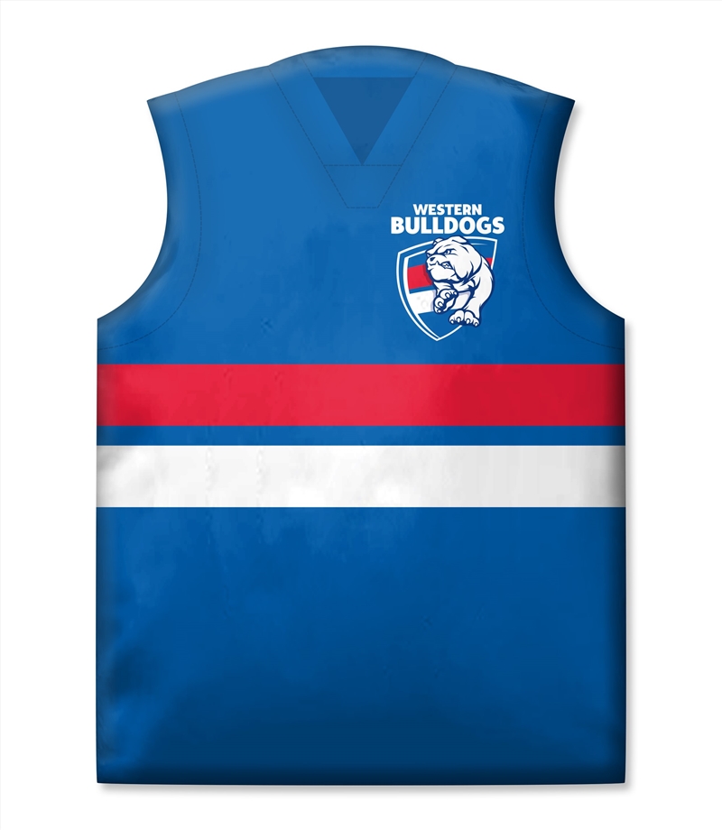 AFL - Western Bulldogs Guernsey Shape Cushion/Product Detail/Cushions