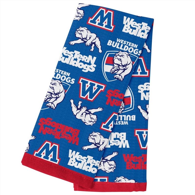 AFL - Western Bulldogs Tea Towel/Product Detail/Kitchenware