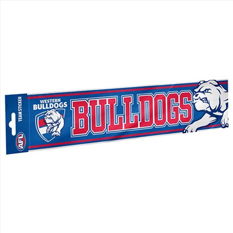 AFL - Western Bulldogs Bumper Sticker/Product Detail/Stationery