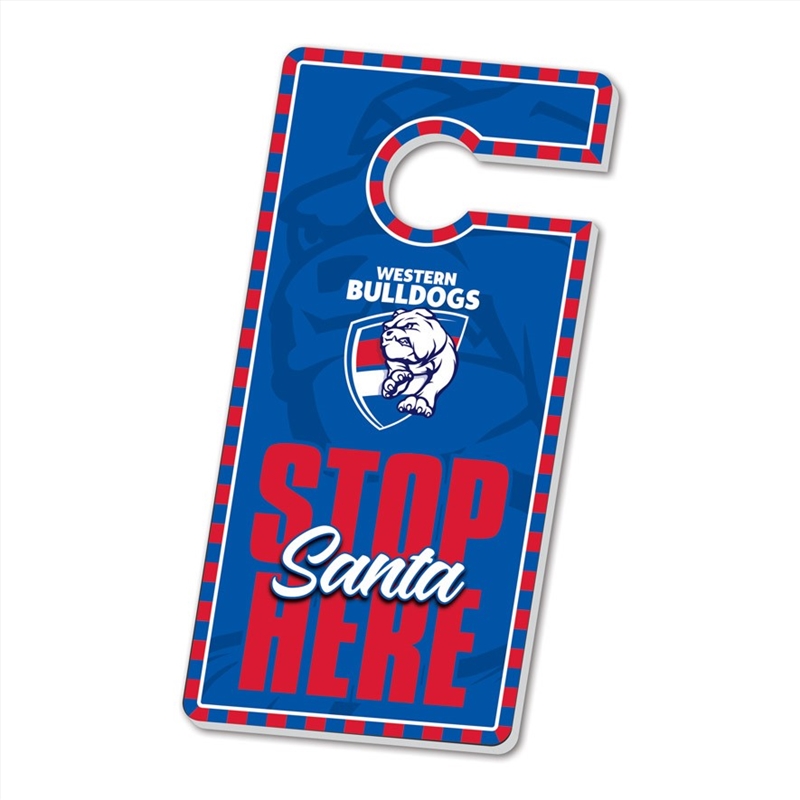 AFL - Western Bulldogs Xmas Door Hanger/Product Detail/Homewares
