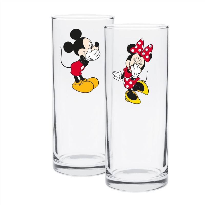 Disney Classics S/2 Mickey Minnie Highball/Product Detail/Drinkware