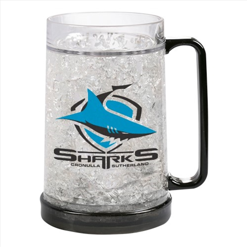 NRL - Cronulla Sharks Logo Gel Ezy Freeze/Product Detail/Drinkware