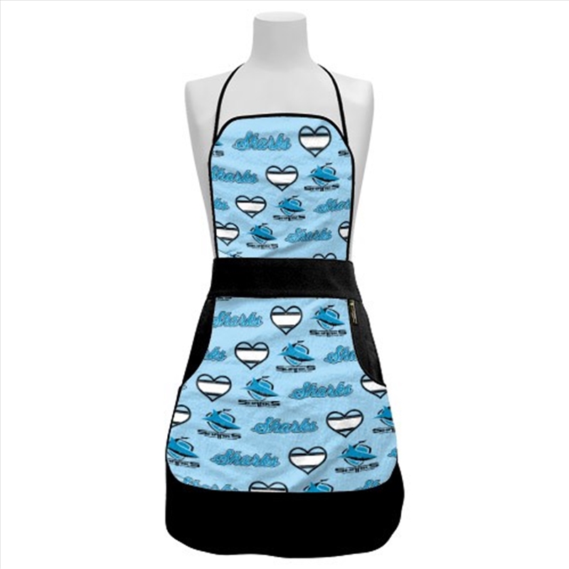 NRL - Cronulla Sharks Ladies Retro Apron/Product Detail/Aprons