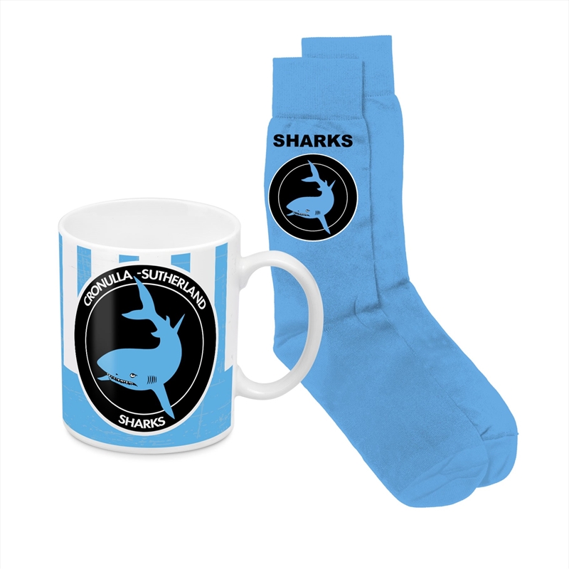 NRL - Cronulla Sharks Heritage Mug & Sock Pk/Product Detail/Mugs