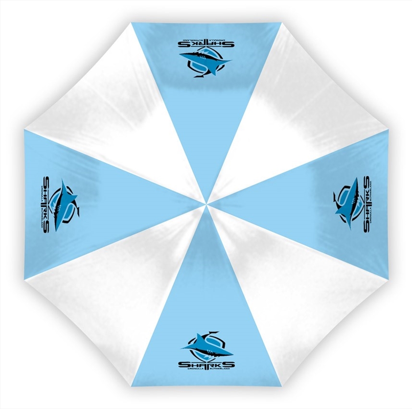 NRL - Cronulla Sharks Compact Umbrella/Product Detail/Umbrellas