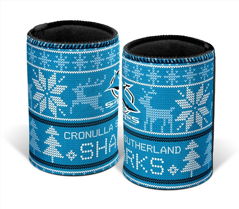 NRL - Cronulla Sharks Xmas Can Cooler/Product Detail/Coolers & Accessories