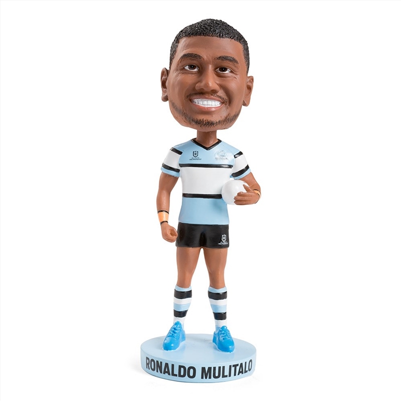 NRL - Cronulla Sharks Bobblehead: Ronaldo Mulitalo/Product Detail/Figurines