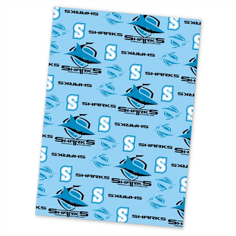 NRL - Cronulla Sharks Wrapping Paper/Product Detail/Party Accessories