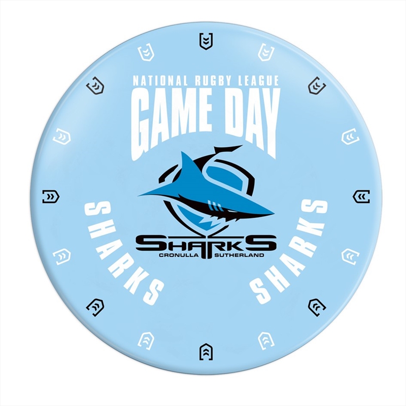 NRL - Cronulla Sharks Snack Plate/Product Detail/Diningware