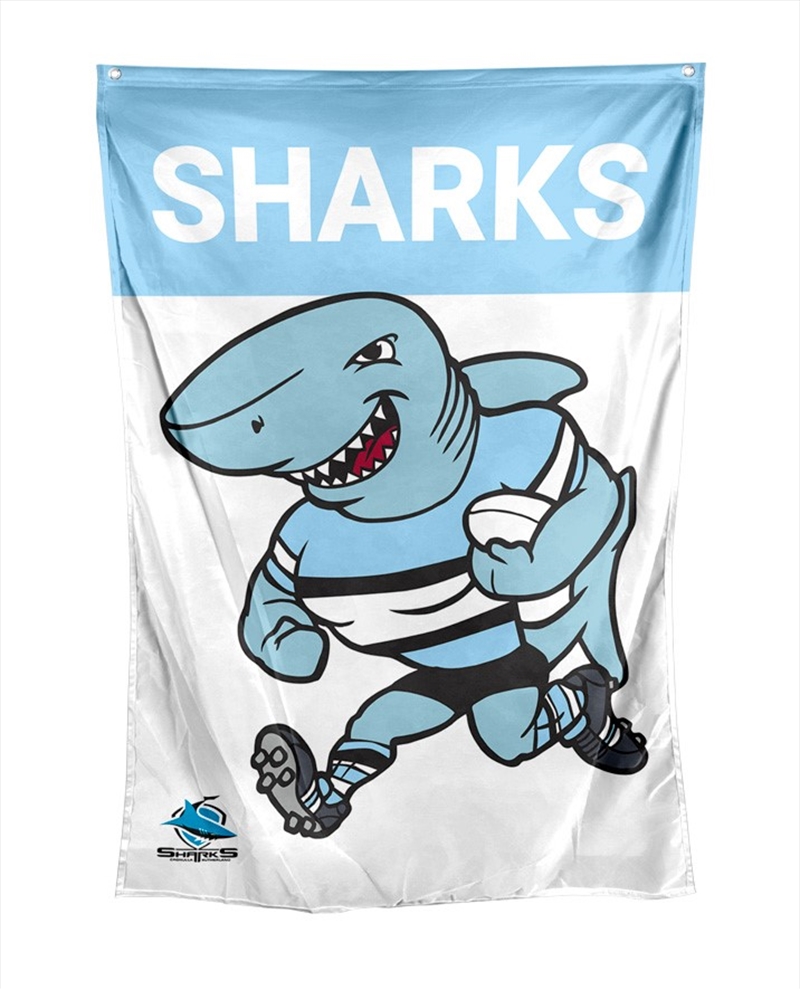 NRL - Cronulla Sharks Mascot Wall Flag/Product Detail/Posters & Prints
