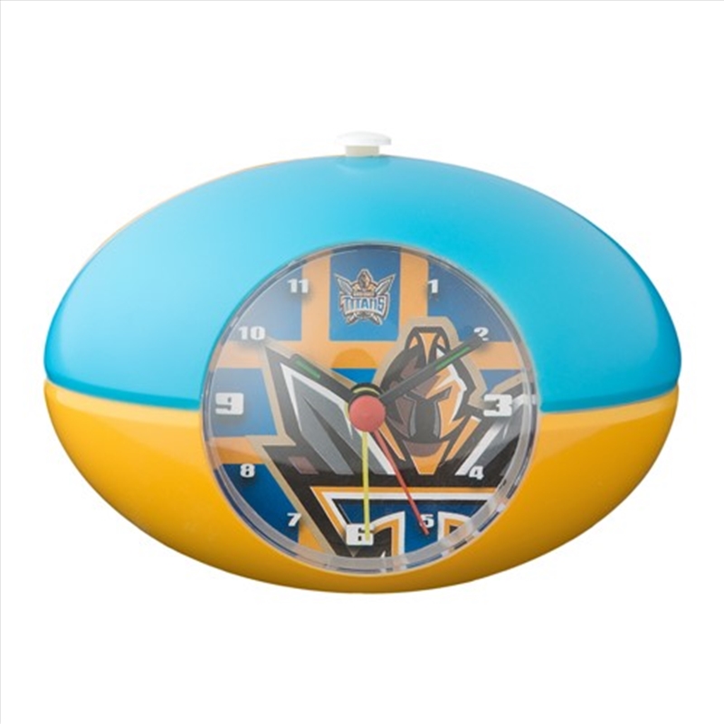 NRL - Gold Coast Titans Footy Desk Clock/Product Detail/Clocks