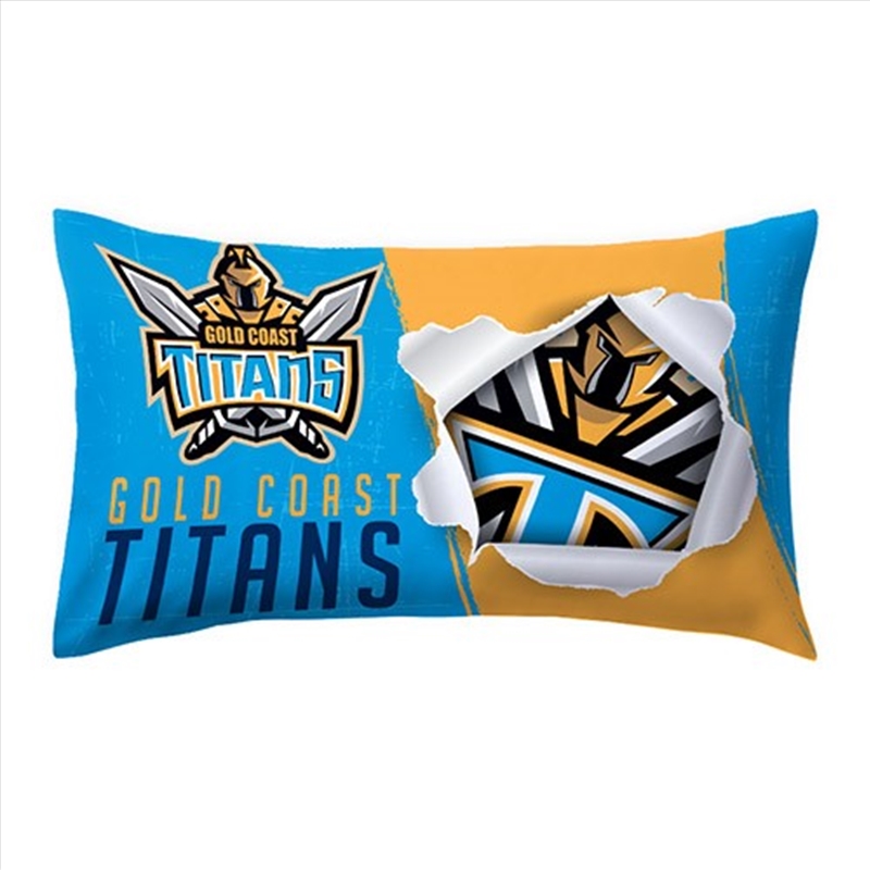NRL - Gold Coast Titans Single Pillow Case/Product Detail/Manchester