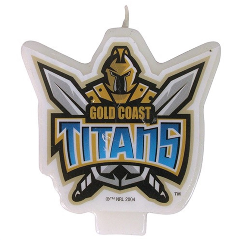 NRL - Gold Coast Titans Logo Candle/Product Detail/Candles